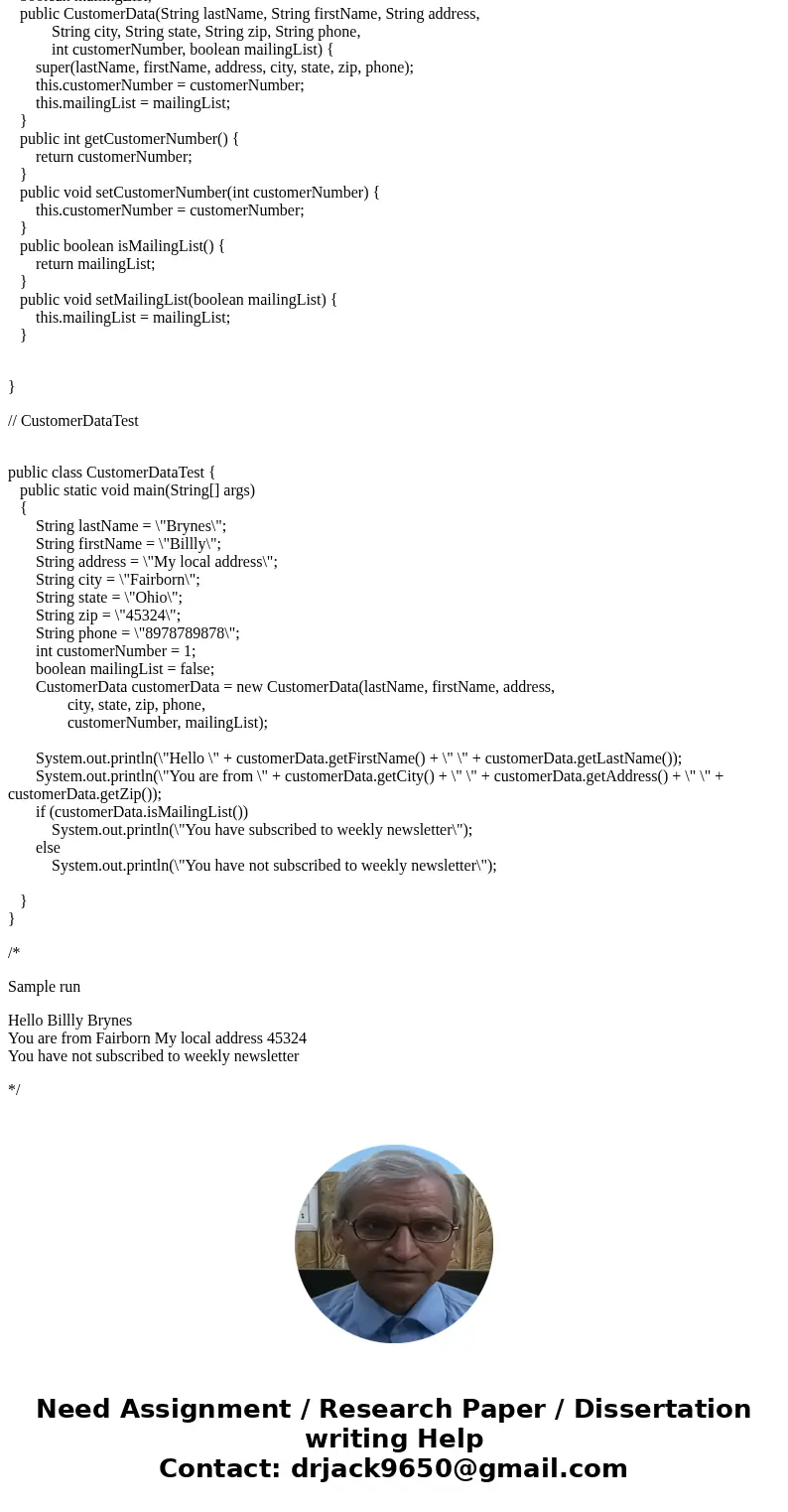 Design a class named PersonData with the following member variables: lastName firstName address city state zip phone Write the appropriate accessor and mutator  Design a class named PersonData with the following member variables: lastName firstName address city state zip phone Write the appropriate accessor and mutator