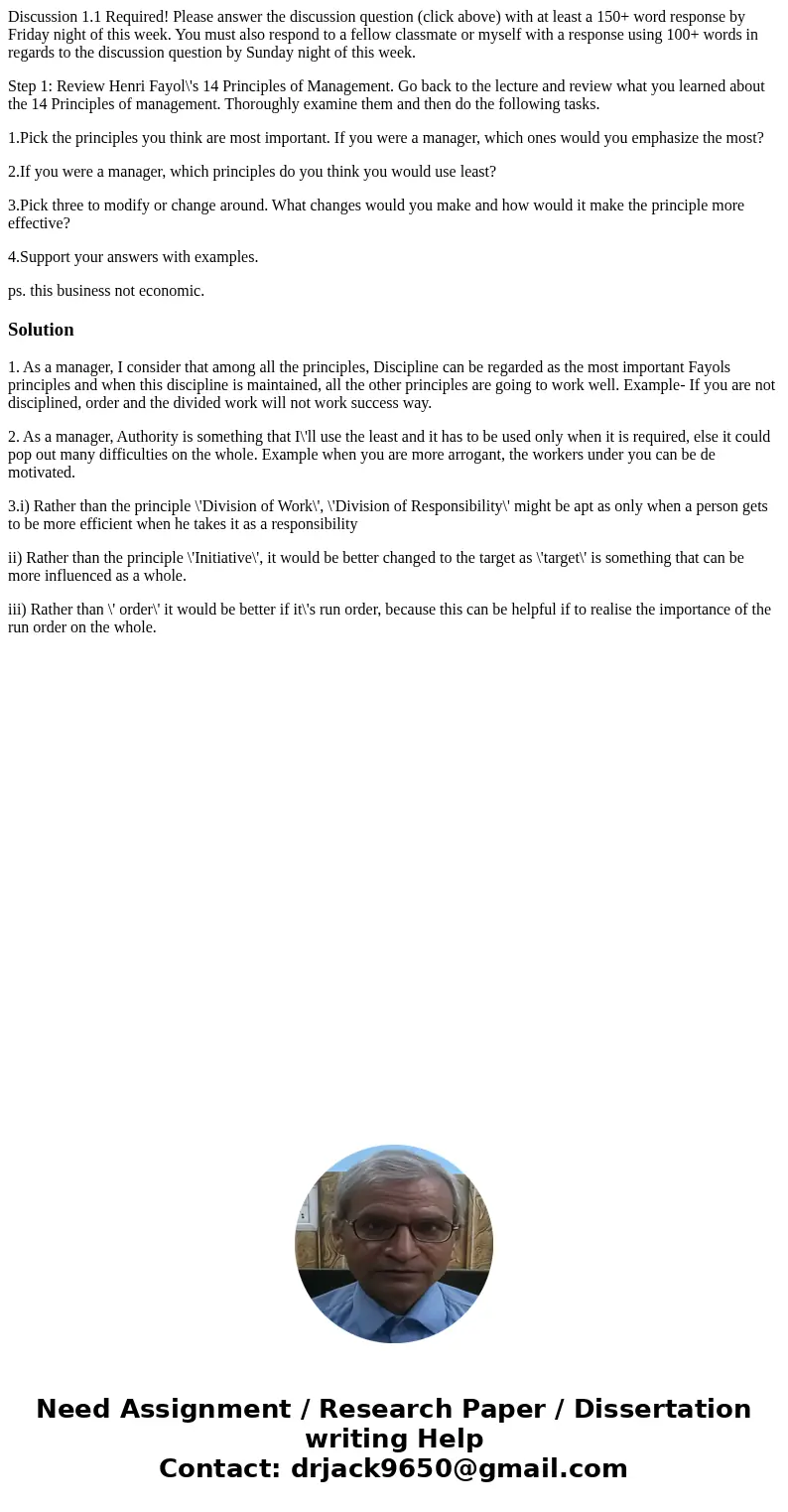 Discussion 1.1 Required! Please answer the discussion question (click above) with at least a 150+ word response by Friday night of this week. You must also resp Discussion 1.1 Required! Please answer the discussion question (click above) with at least a 150+ word response by Friday night of this week. You must also resp