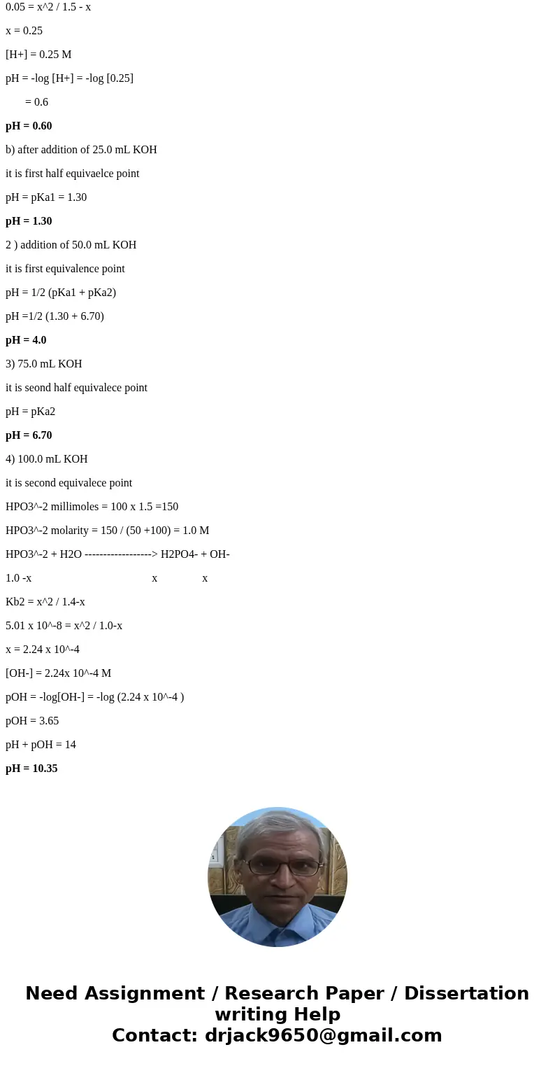  General Chemistry 4th Edition University Science Books presented by Sapling Leaming Phosphorous acid, H3POs(aq), is a diprotic oxyacid that is pKa an important