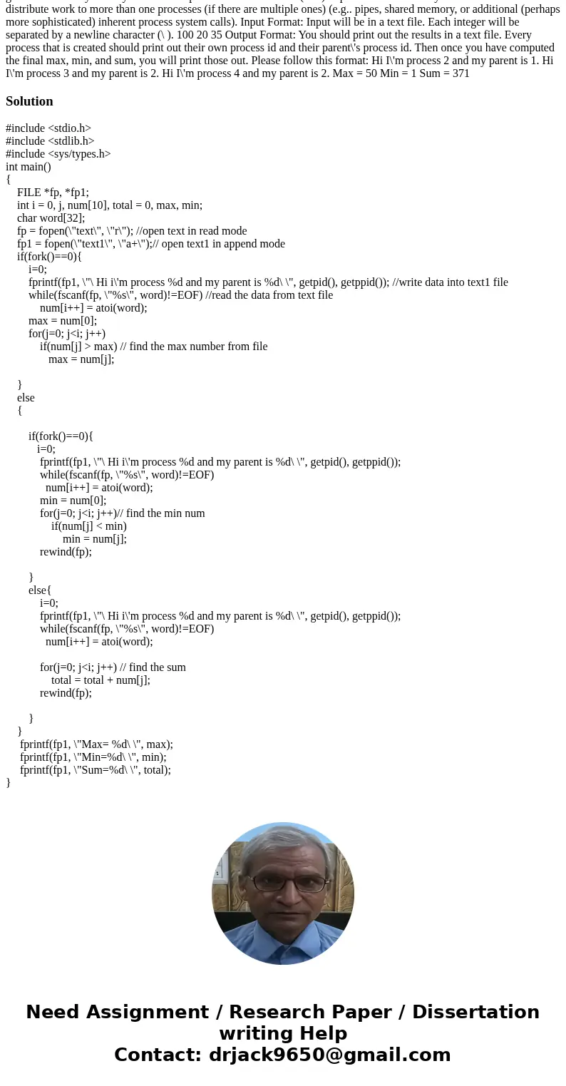 Given a list of integers find the Minimum, Maximum, and the Sum of the numbers. The list will be in a text file you generate. You may use any form of interproc  Given a list of integers find the Minimum, Maximum, and the Sum of the numbers. The list will be in a text file you generate. You may use any form of interproc