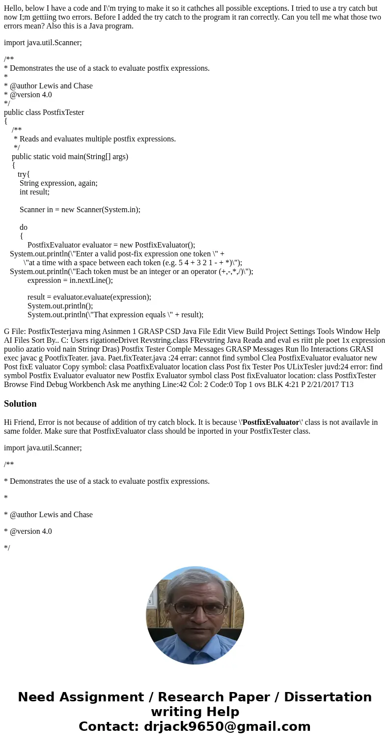 Hello, below I have a code and I\'m trying to make it so it cathches all possible exceptions. I tried to use a try catch but now I;m gettiing two errors. Before Hello, below I have a code and I\'m trying to make it so it cathches all possible exceptions. I tried to use a try catch but now I;m gettiing two errors. Before