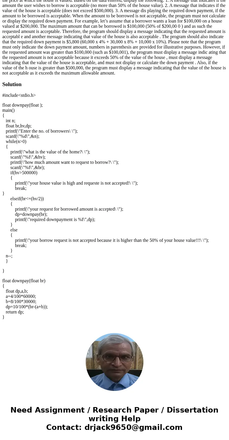 Hi I need help with the following project please! The LENDER Bank The LENDER Bank offers mortgages on homes valued up to $500,000. The required down payment is  Hi I need help with the following project please! The LENDER Bank The LENDER Bank offers mortgages on homes valued up to $500,000. The required down payment is