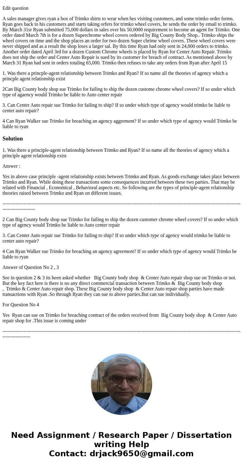 home / study / questions and answers / business / operations management / a sales manager gives ryan a box of trimko shirts ... Question Edit question A sales m home / study / questions and answers / business / operations management / a sales manager gives ryan a box of trimko shirts ... Question Edit question A sales m