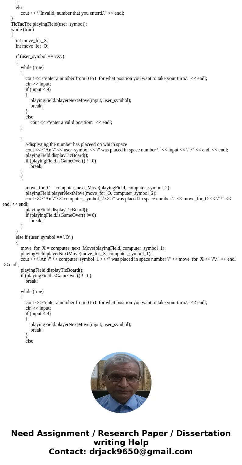 I am writing a c++ progam and make a game, that allow will alow user to player against computer and watch computer vs computer. When, it comes to 0 my code brea I am writing a c++ progam and make a game, that allow will alow user to player against computer and watch computer vs computer. When, it comes to 0 my code brea