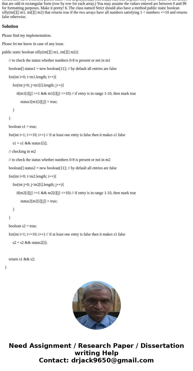 I have the answer for the first four parts, would please help with the last two parts please: 5. The class named Strict should also have a method public static  I have the answer for the first four parts, would please help with the last two parts please: 5. The class named Strict should also have a method public static
