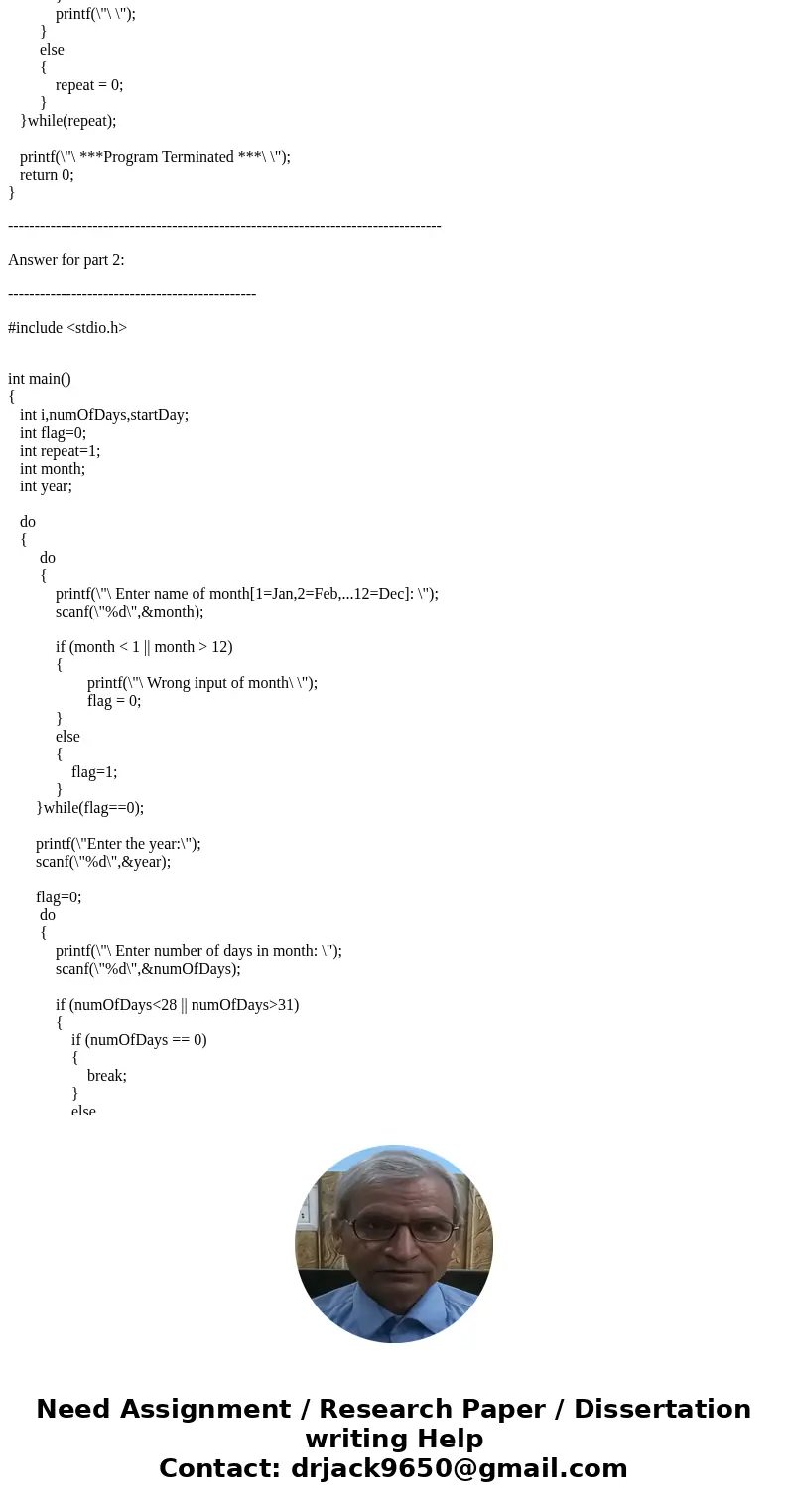 I need the CORRECT answers for these two questions that are based on the Code provided below. Im posting the description for the code and the code itself. PLEAS I need the CORRECT answers for these two questions that are based on the Code provided below. Im posting the description for the code and the code itself. PLEAS