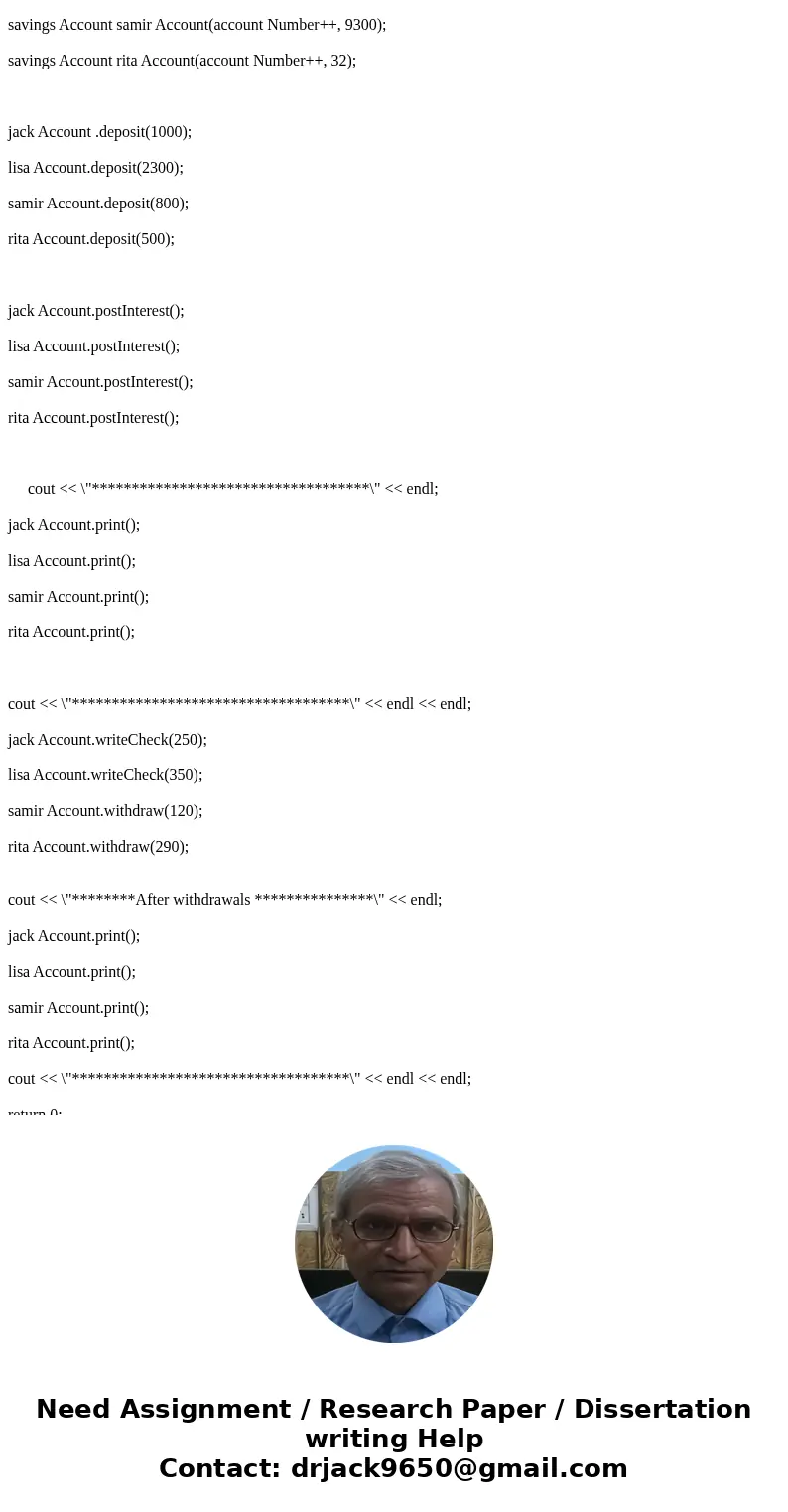 I was told the issue is in the BankAccount.h where the guards need to be moved around, but can\'t figure it out. Please help. //tester.cpp #include <iostream I was told the issue is in the BankAccount.h where the guards need to be moved around, but can\'t figure it out. Please help. //tester.cpp #include <iostream