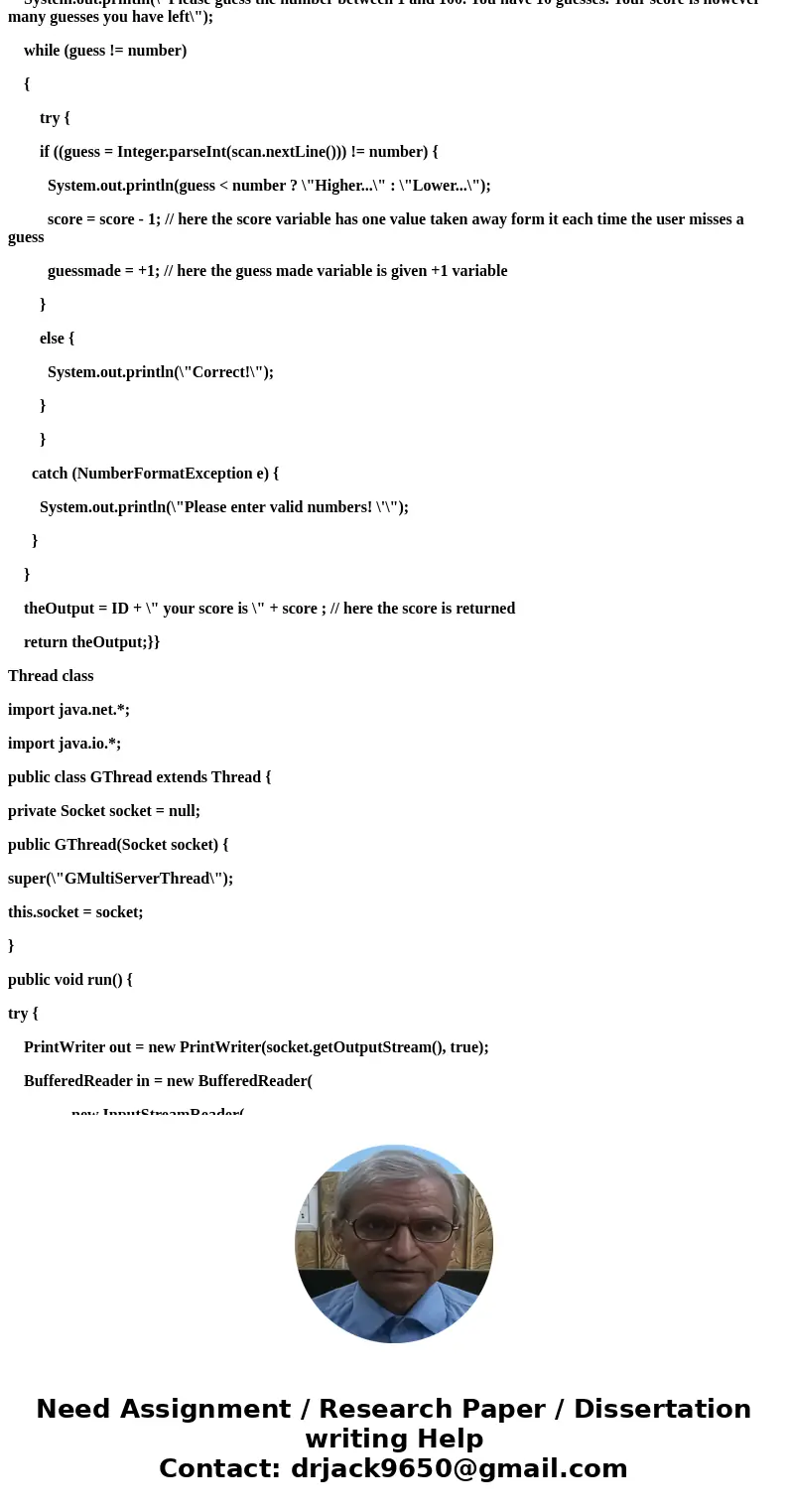 I\'m working on a program that plays a guessing game with a server and a client class. When I run my tests individually they all pass but when run sequentially  I\'m working on a program that plays a guessing game with a server and a client class. When I run my tests individually they all pass but when run sequentially