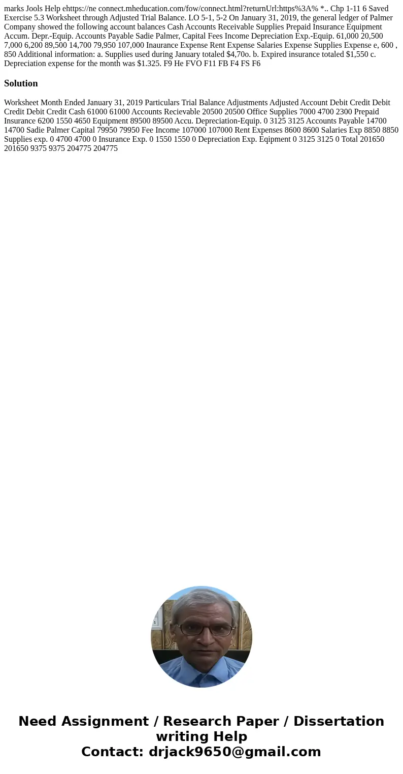 marks Jools Help ehttps://ne connect.mheducation.com/fow/connect.html?returnUrl:https%3A% *.. Chp 1-11 6 Saved Exercise 5.3 Worksheet through Adjusted Trial Ba  marks Jools Help ehttps://ne connect.mheducation.com/fow/connect.html?returnUrl:https%3A% *.. Chp 1-11 6 Saved Exercise 5.3 Worksheet through Adjusted Trial Ba