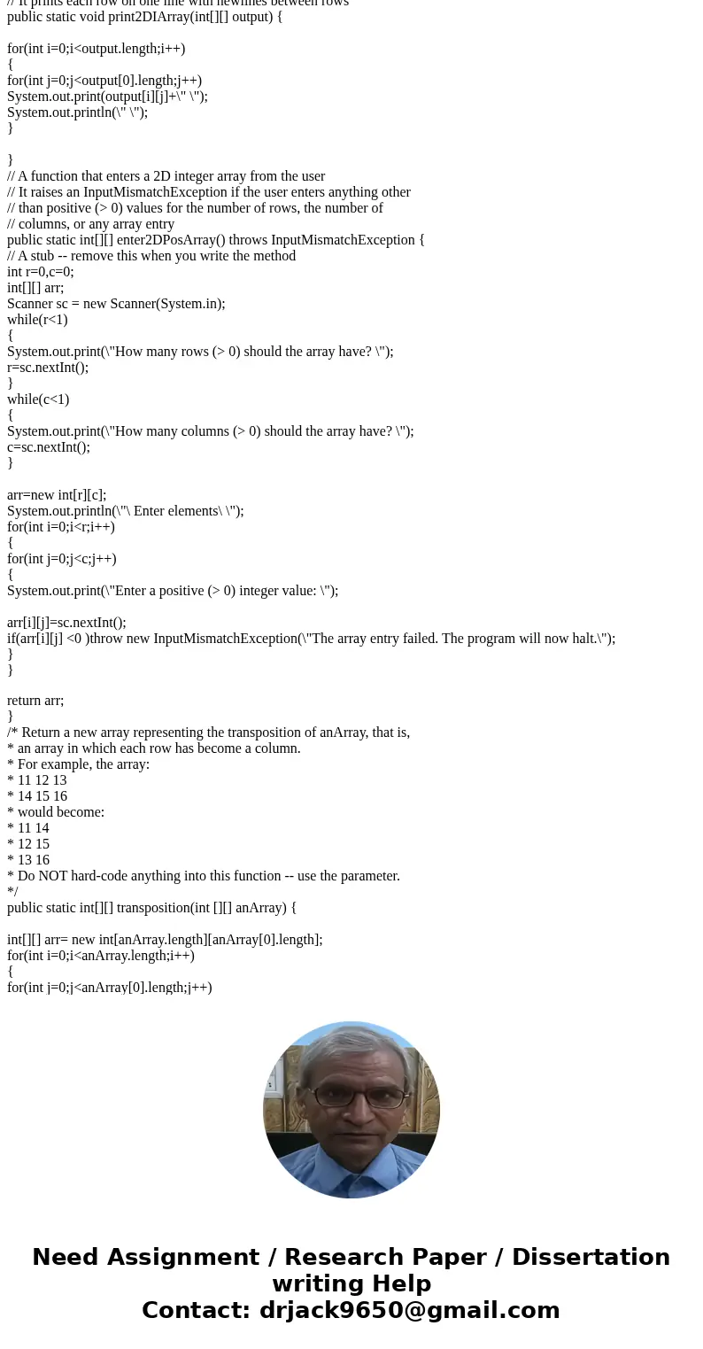 Need help with Intro to Java Programming problem: To complete the assignment, complete the file called Hw2.java containing the Hw2 class containing the methods  Need help with Intro to Java Programming problem: To complete the assignment, complete the file called Hw2.java containing the Hw2 class containing the methods