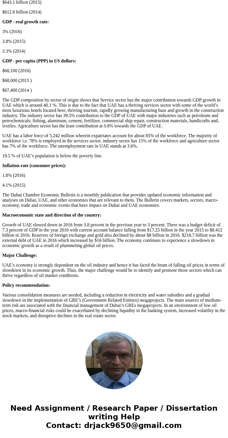 Please choose my country United Arab Emirates or Dubai since my professor knows I came from there. Your job is to propose a macroeconomic policy for a foreign c Please choose my country United Arab Emirates or Dubai since my professor knows I came from there. Your job is to propose a macroeconomic policy for a foreign c