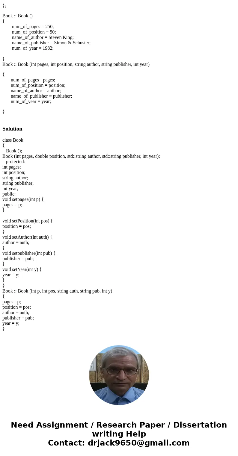 Please help me with this C++ project on class. This is what I have below and please edit and critique me as needed. I am just learning this stuff. Here is the o