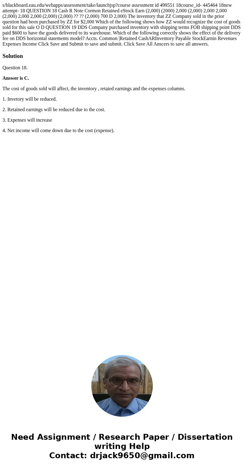 s/blackboard.eau.edu/webapps/assessment/take/launchjsp?course assessment id 499551 18course_id- 445464 18new attempt- 18 QUESTION 18 Cash R Note Cormon Retaine  s/blackboard.eau.edu/webapps/assessment/take/launchjsp?course assessment id 499551 18course_id- 445464 18new attempt- 18 QUESTION 18 Cash R Note Cormon Retaine