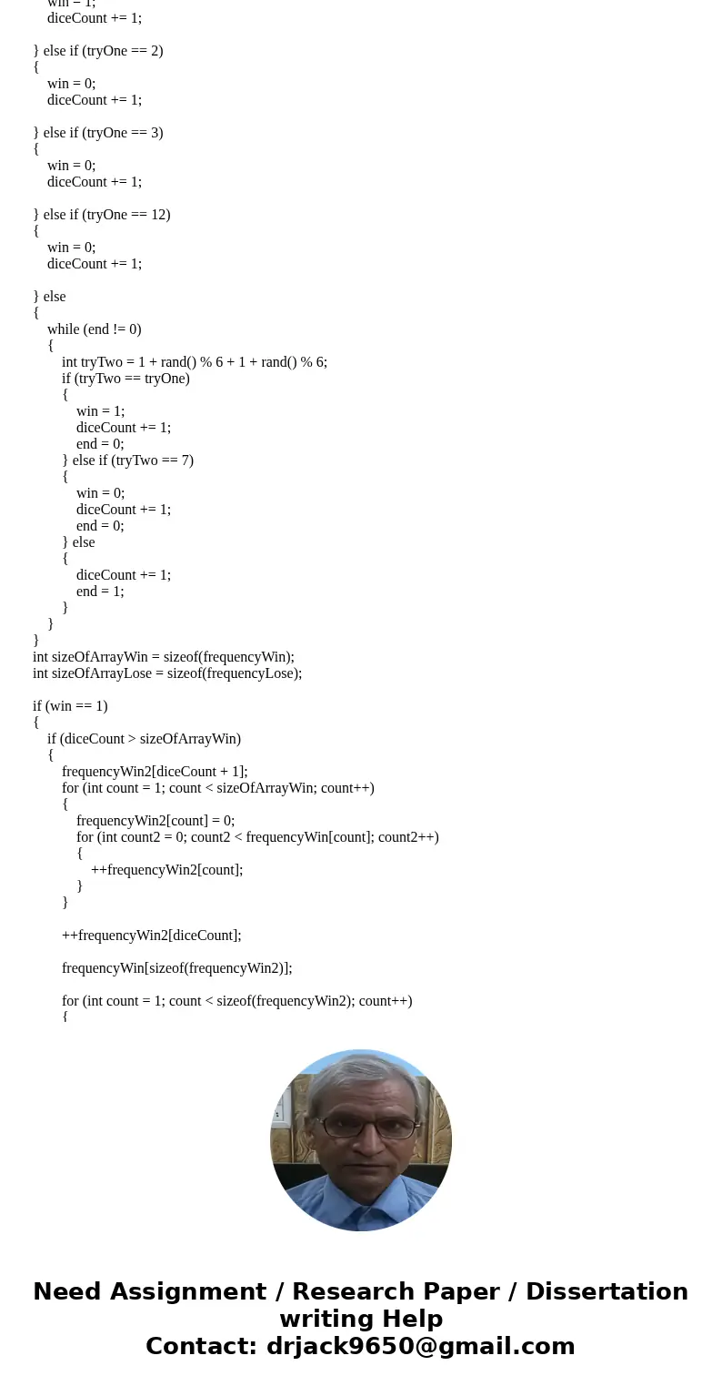 The game of craps is often said to be the “fairest” casino game of pure chance (meaning that there is no player strategy involved) in that the house has the sma