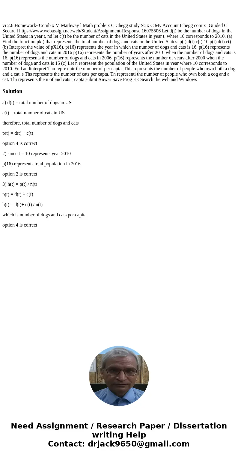  vi 2.6 Homework- Comb x M Mathway l Math proble x C Chegg study Sc x C My Account Ichegg com x IGuided C Secure l https://www.webassign.net/web/Student/Assignm