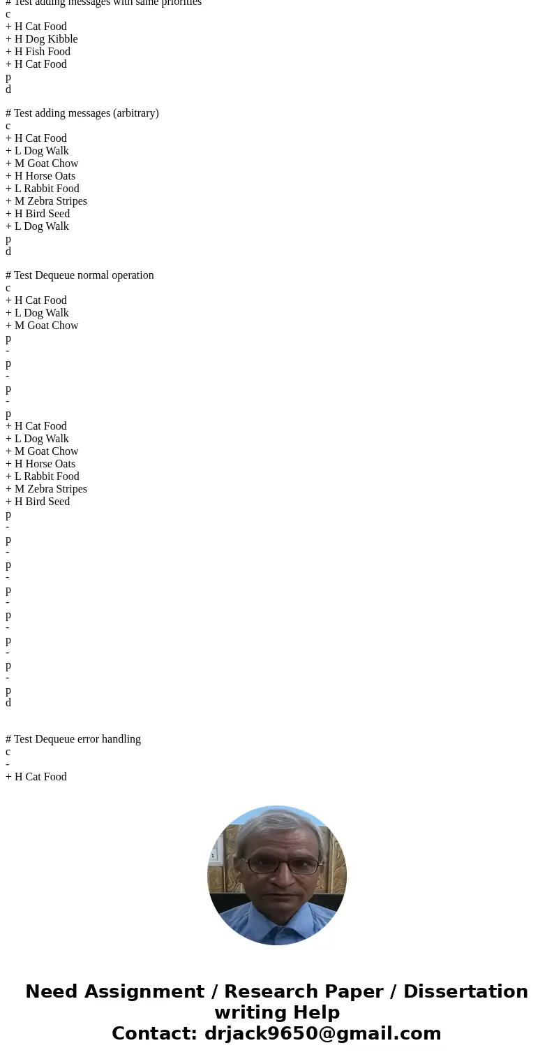 Write message.cpp and priorityq.cpp. The code in message.cpp and priorityq.cpp doesn\'t need any input or output statements. Do not modify priorityq.h, message. Write message.cpp and priorityq.cpp. The code in message.cpp and priorityq.cpp doesn\'t need any input or output statements. Do not modify priorityq.h, message.