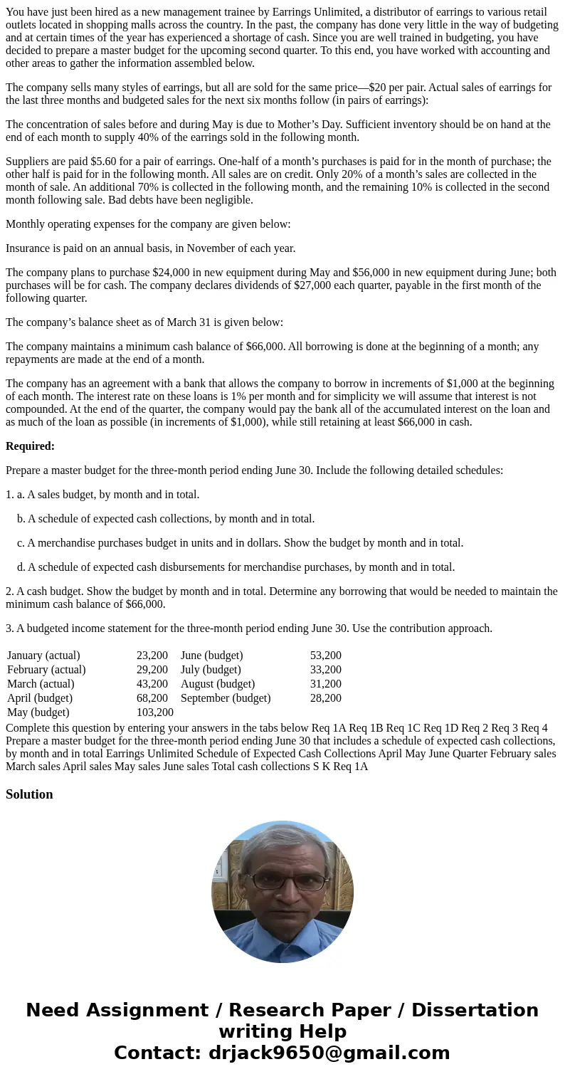 You have just been hired as a new management trainee by Earrings Unlimited, a distributor of earrings to various retail outlets located in shopping malls across