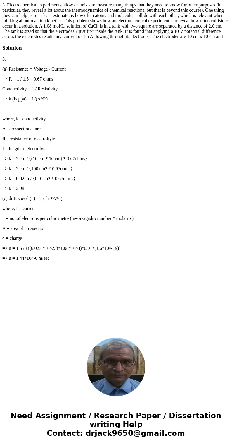 3. Electrochemical experiments allow chemists to measure many things that they need to know for other purposes (in particular, they reveal a lot about the ther  3. Electrochemical experiments allow chemists to measure many things that they need to know for other purposes (in particular, they reveal a lot about the ther
