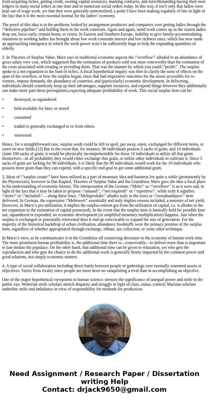 a. Explain the difference between production and reproduction and the way ?in which the two are related. ? b. Explain what the surplus and necessary products ar a. Explain the difference between production and reproduction and the way ?in which the two are related. ? b. Explain what the surplus and necessary products ar