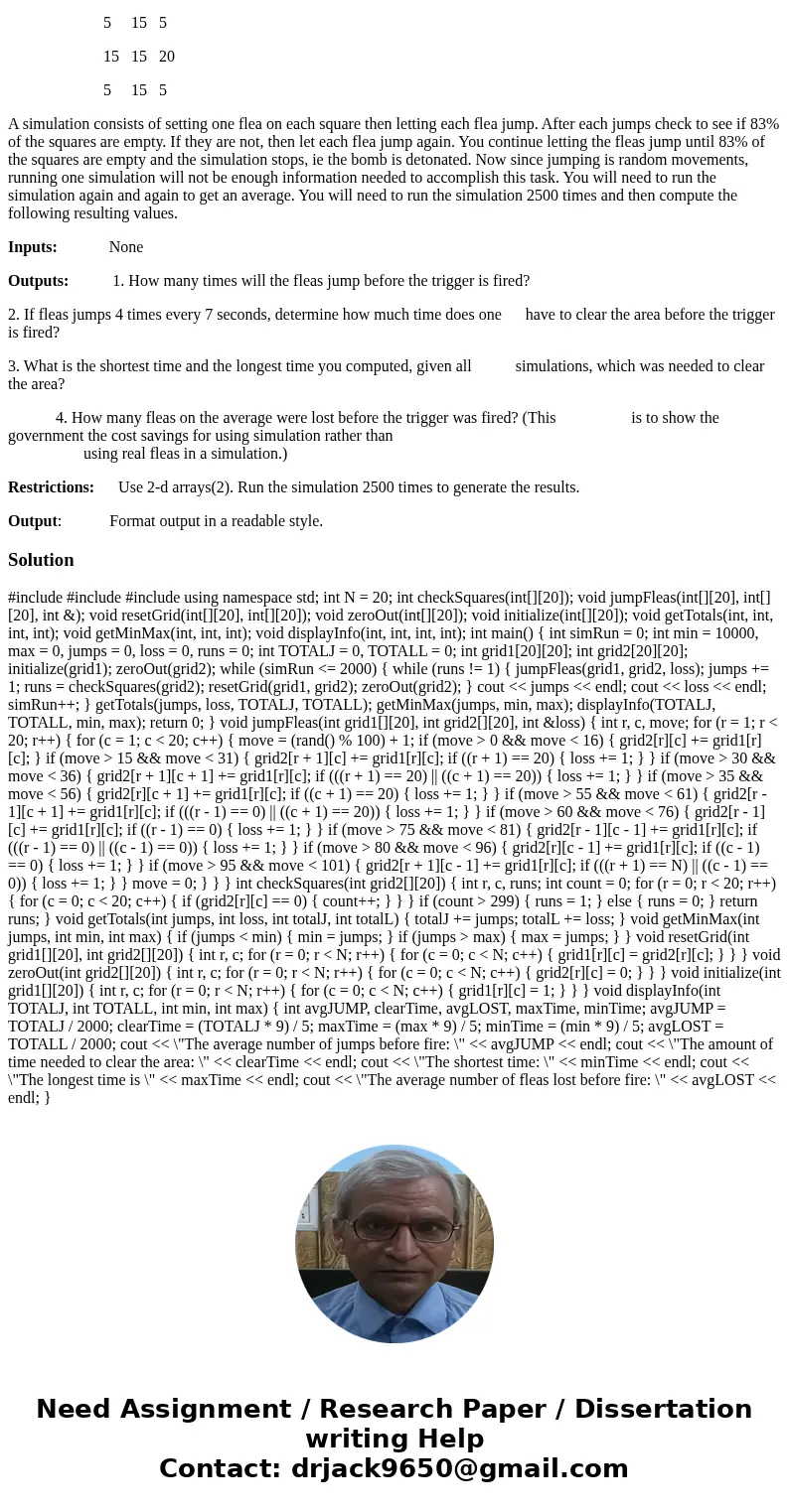 A local government organization has been testing a new biological triggering device. The actual cost has gotten out of hand and they have recruited you to test 