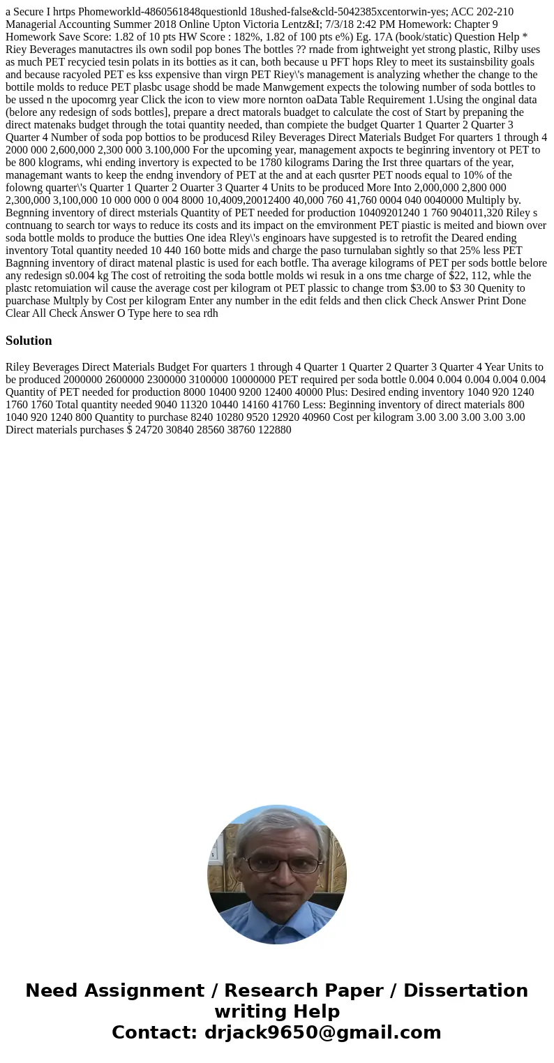  a Secure I hrtps Phomeworkld-4860561848questionld 18ushed-false&cld-5042385xcentorwin-yes; ACC 202-210 Managerial Accounting Summer 2018 Online Upton Victo