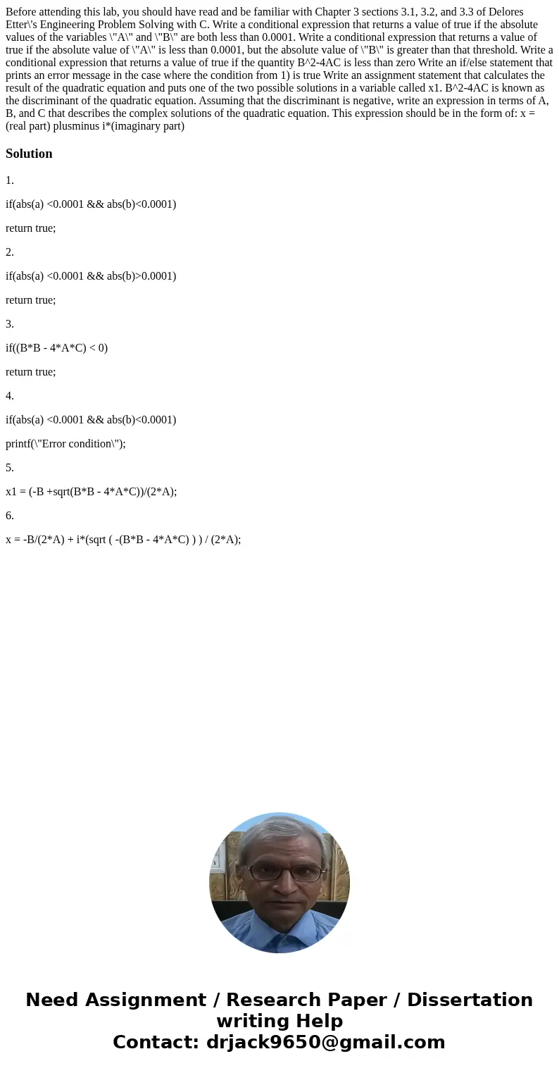 Before attending this lab, you should have read and be familiar with Chapter 3 sections 3.1, 3.2, and 3.3 of Delores Etter\'s Engineering Problem Solving with   Before attending this lab, you should have read and be familiar with Chapter 3 sections 3.1, 3.2, and 3.3 of Delores Etter\'s Engineering Problem Solving with