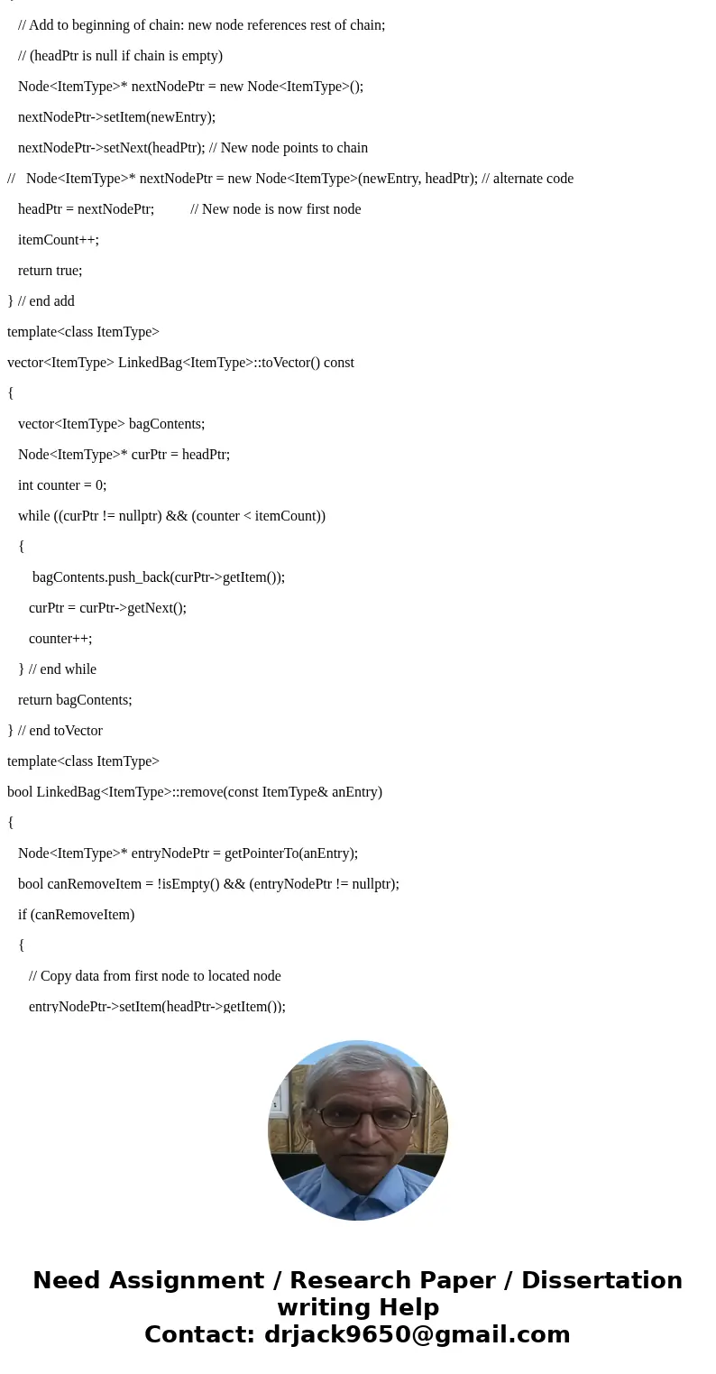 C++ ADT Bag Union Help. I need to write the following program but I\'m having trouble with implementation files methods and calling these methods from main(). T C++ ADT Bag Union Help. I need to write the following program but I\'m having trouble with implementation files methods and calling these methods from main(). T
