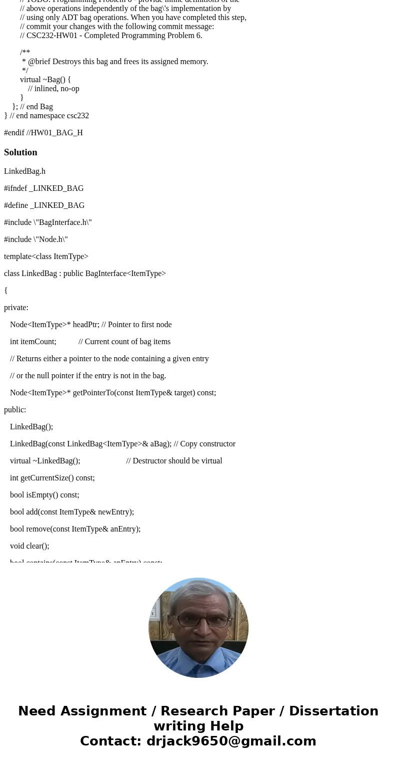 C++ ADT Bag Union Help. I need to write the following program but I\'m having trouble with implementation files methods and calling these methods from main(). T C++ ADT Bag Union Help. I need to write the following program but I\'m having trouble with implementation files methods and calling these methods from main(). T