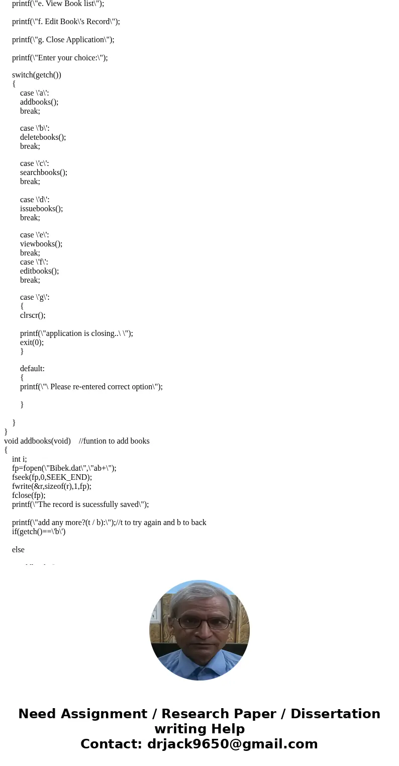 // C programming Create a system managing a mini library system. Every book corresponds to a record (line) in a text file named \ // C programming Create a system managing a mini library system. Every book corresponds to a record (line) in a text file named \