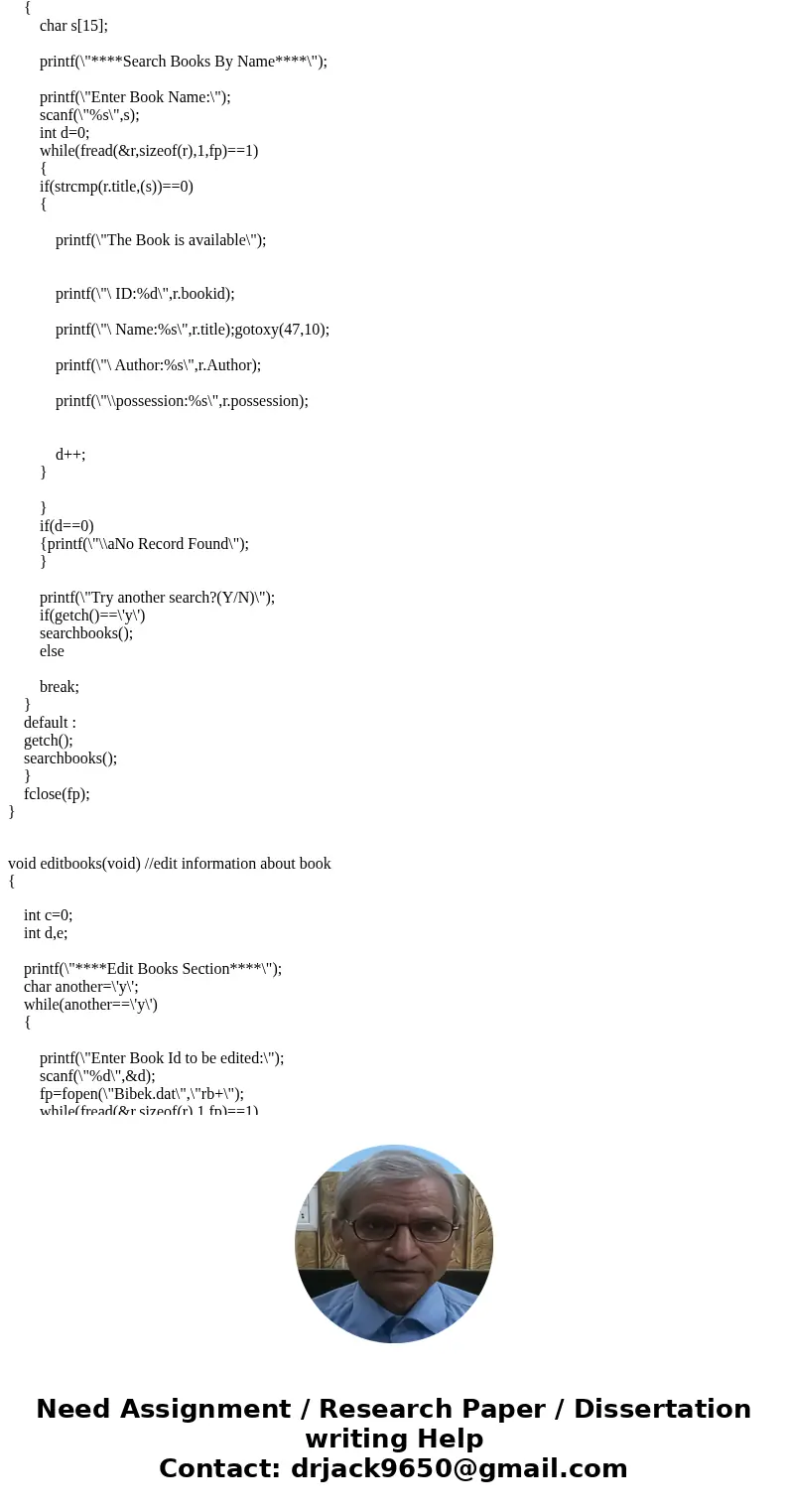 // C programming Create a system managing a mini library system. Every book corresponds to a record (line) in a text file named \ // C programming Create a system managing a mini library system. Every book corresponds to a record (line) in a text file named \