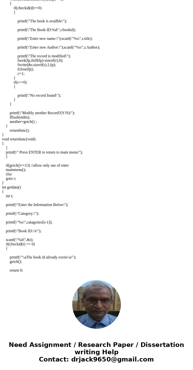 // C programming Create a system managing a mini library system. Every book corresponds to a record (line) in a text file named \ // C programming Create a system managing a mini library system. Every book corresponds to a record (line) in a text file named \
