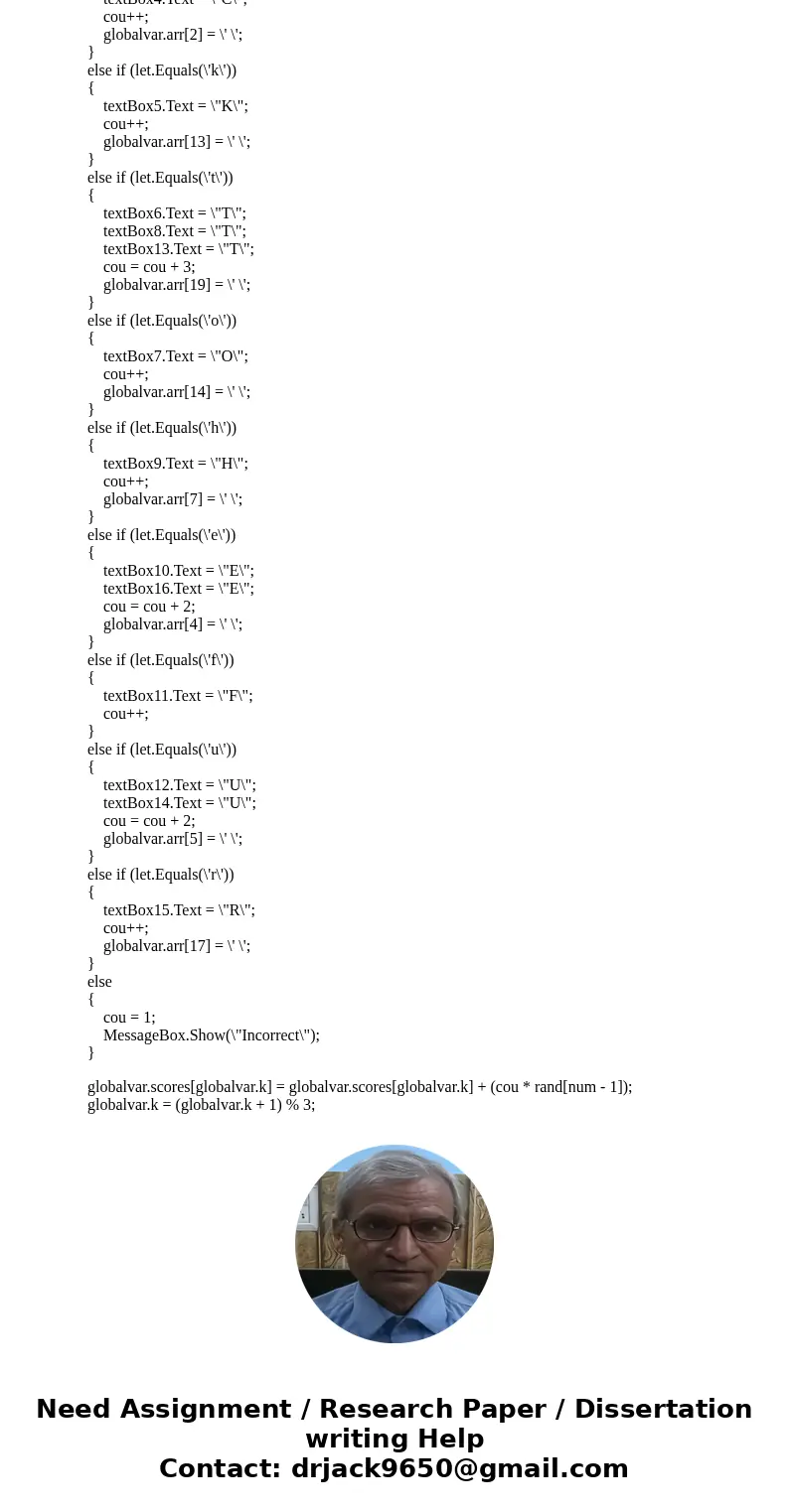 C# using Visual studio - Windows Form. If possible step-by-step instructions as well. You are to create the classic game of Wheel of Fortune. Your application s