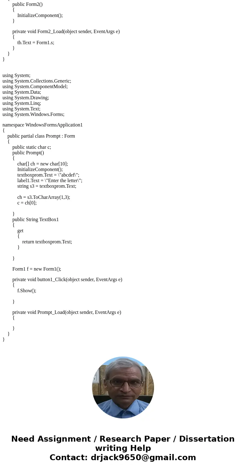 C# using Visual studio - Windows Form. If possible step-by-step instructions as well. You are to create the classic game of Wheel of Fortune. Your application s