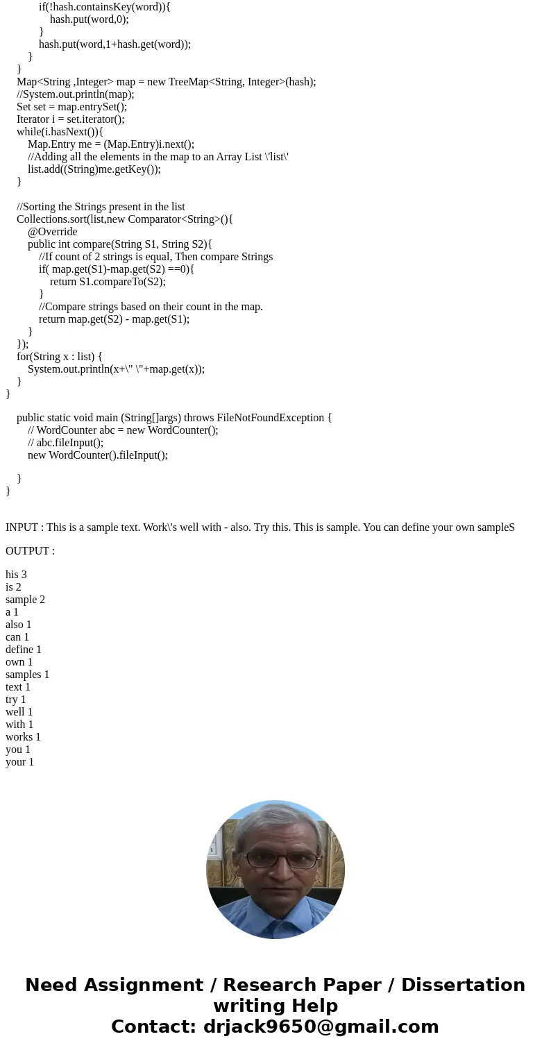 Can someone please fix my code for a hashtable frequencey counter: Implement a Java program that counts word frequencies in a text file. Use a hashtable to stor