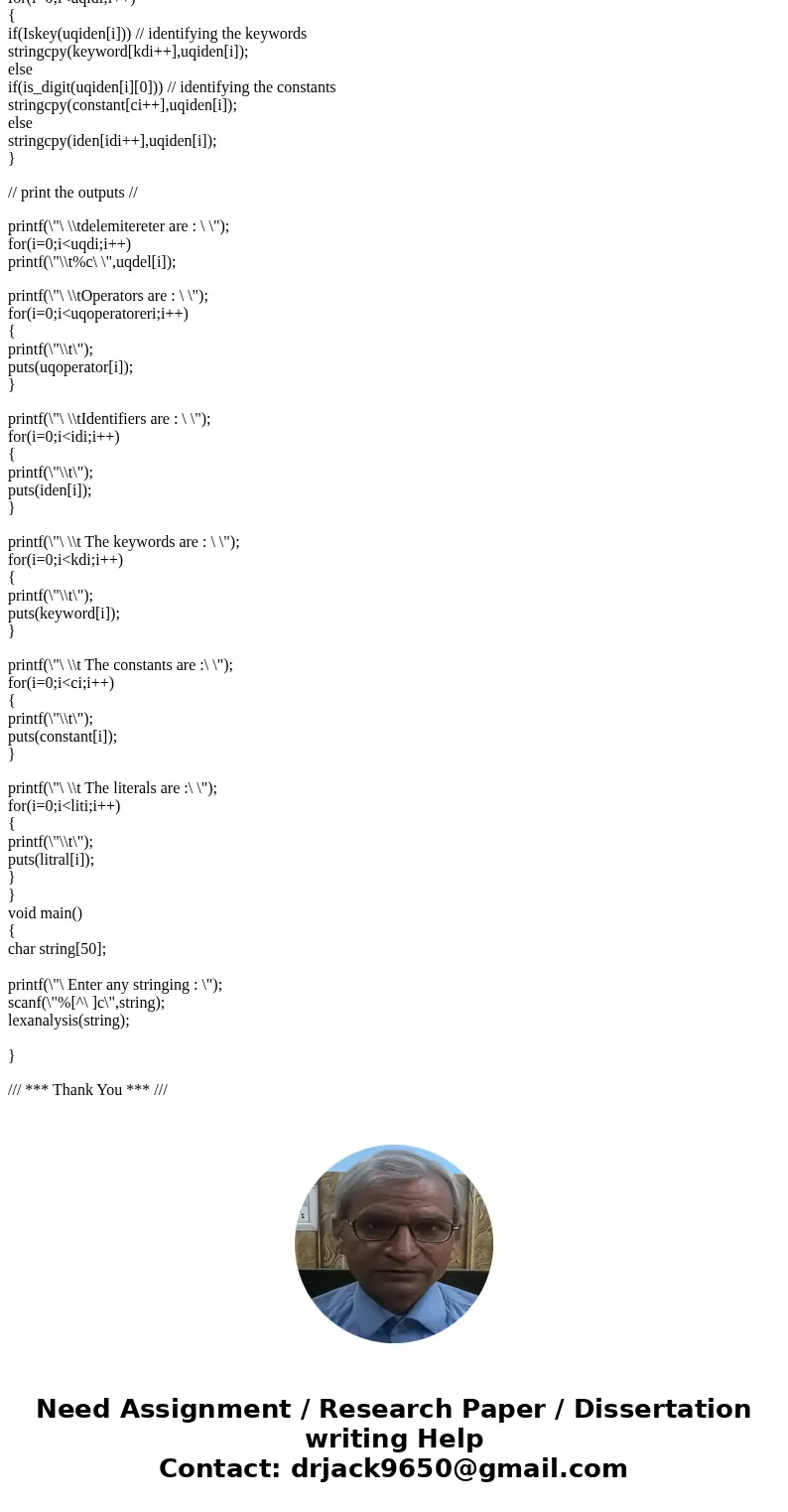 CS 382 Project 1: Lexcial Analyzer (due on the class on 03/03/17) In this project, you will implement a simple lexcial analyzer to scan a small set of expressio CS 382 Project 1: Lexcial Analyzer (due on the class on 03/03/17) In this project, you will implement a simple lexcial analyzer to scan a small set of expressio