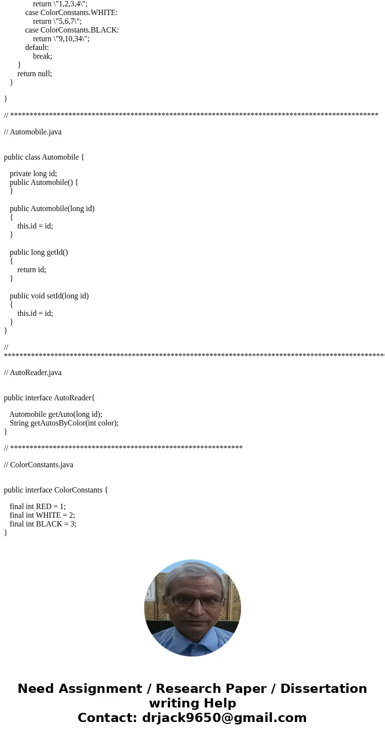 Diagram 8-1: 1. (Refer to class diagram 8-1.) Write the code for the ColorConstants interface. This interface should declare constants for the colors red, white Diagram 8-1: 1. (Refer to class diagram 8-1.) Write the code for the ColorConstants interface. This interface should declare constants for the colors red, white