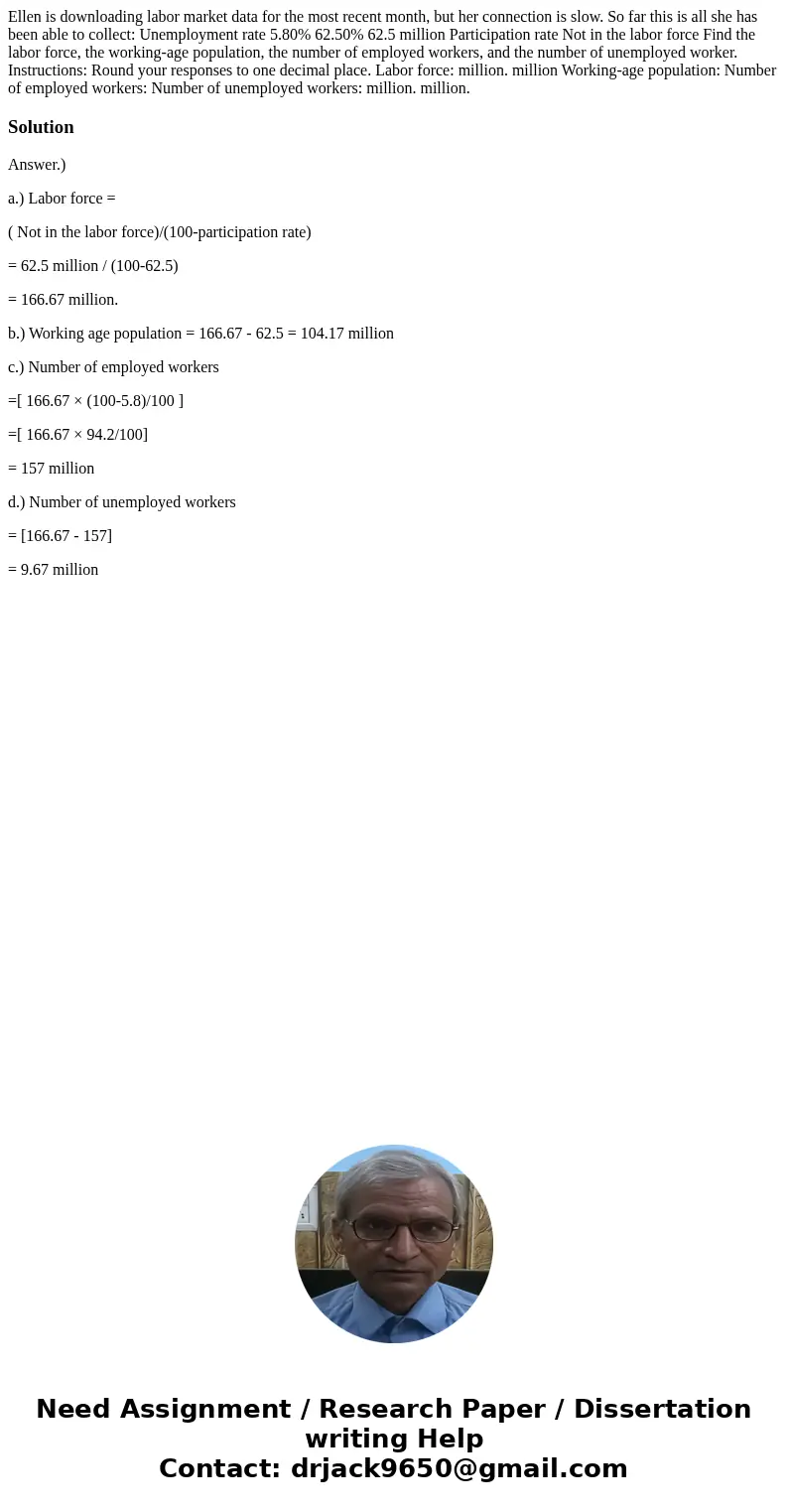 Ellen is downloading labor market data for the most recent month, but her connection is slow. So far this is all she has been able to collect: Unemployment rat  Ellen is downloading labor market data for the most recent month, but her connection is slow. So far this is all she has been able to collect: Unemployment rat