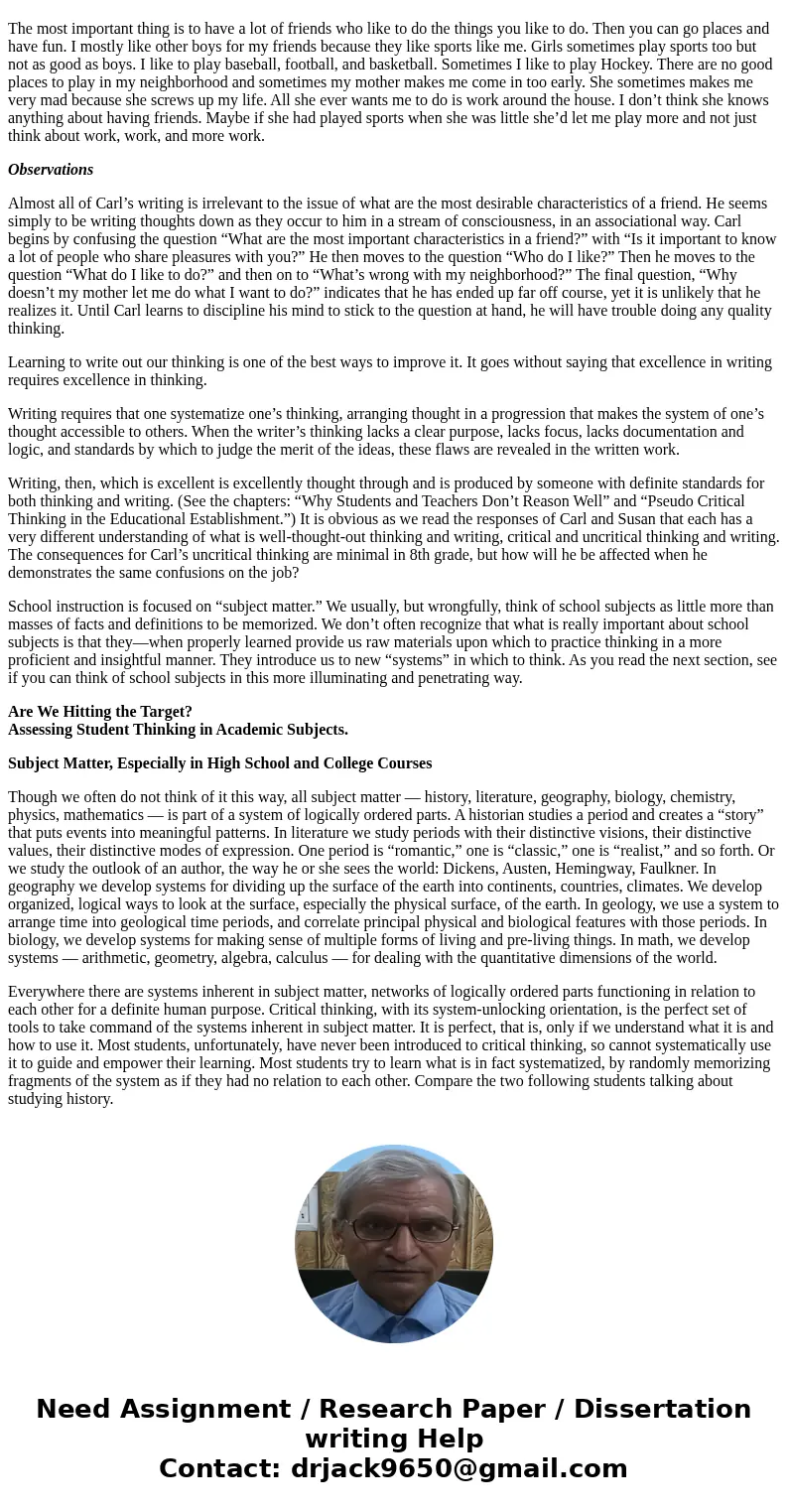 How did the mathematician you explored have, or ot have, persoal integrity?Solution Abstract The goal of this chapter is to set out clearly what critical thinki