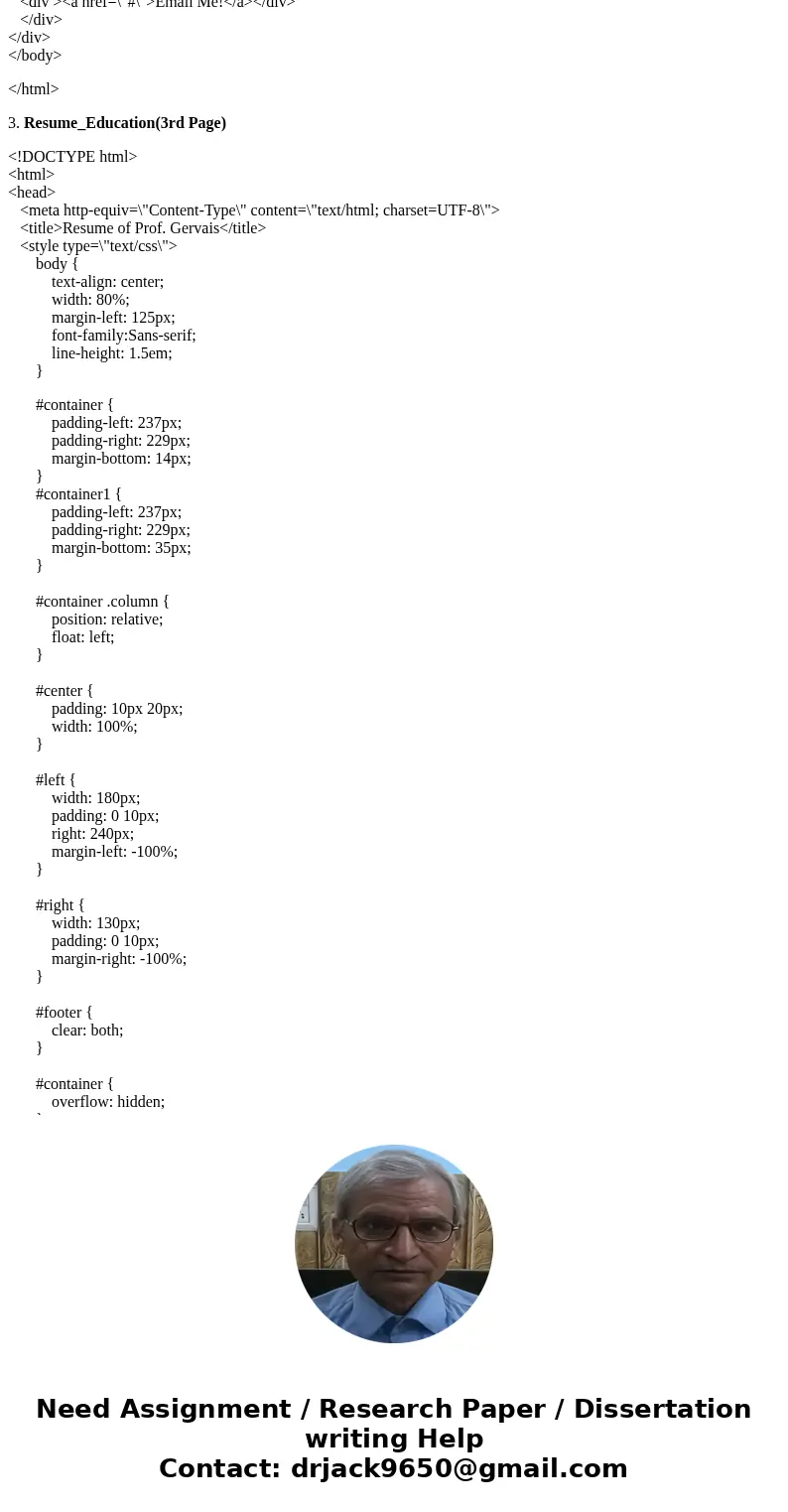 HTML AND CSS CODE For this assignment we will implement what we have already learned about controlling layout with divs and also how to quickly create a templat HTML AND CSS CODE For this assignment we will implement what we have already learned about controlling layout with divs and also how to quickly create a templat