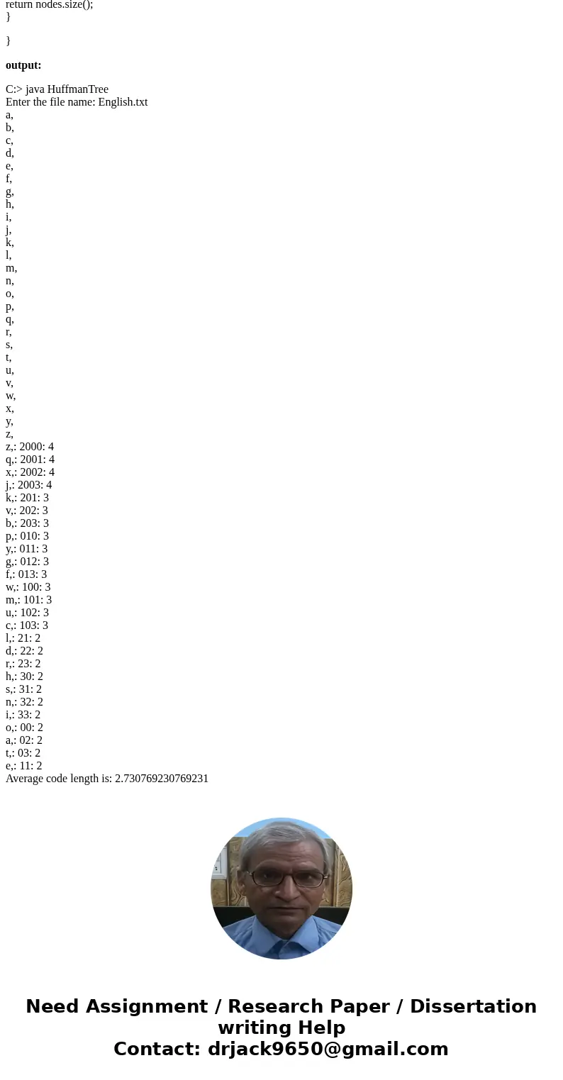 I get this error when I run my Huffman code and I\'m hoping it can be fixed: Exception in thread \ I get this error when I run my Huffman code and I\'m hoping it can be fixed: Exception in thread \