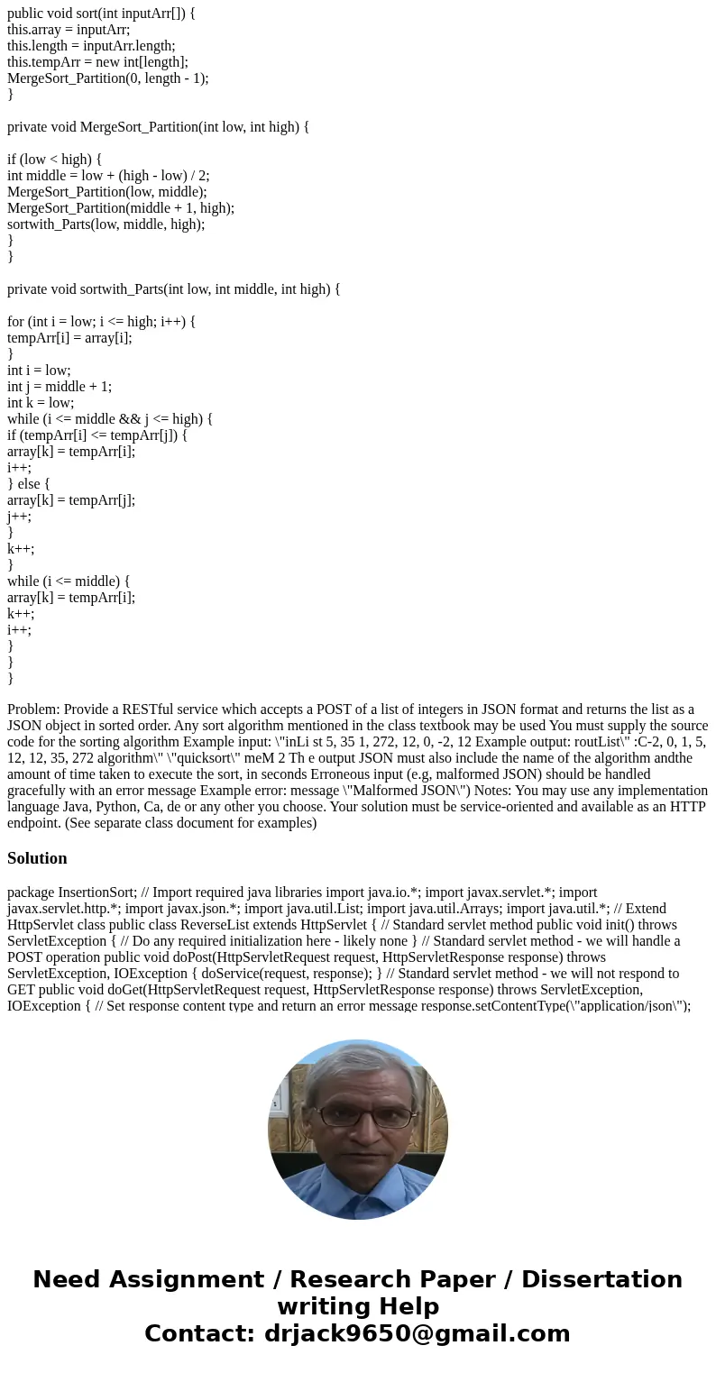 I have some code but I need it to be as a RESTful service, which I can post to Amazon web services import java.util.*; public class JSON_Test{ public static voi I have some code but I need it to be as a RESTful service, which I can post to Amazon web services import java.util.*; public class JSON_Test{ public static voi
