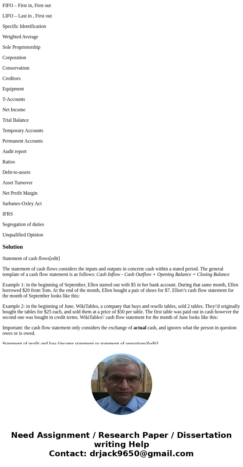 In one (1) page or less, choose 5 financial accounting topics that we’ve covered this semester and relate them to your personal life or the real world (outside 