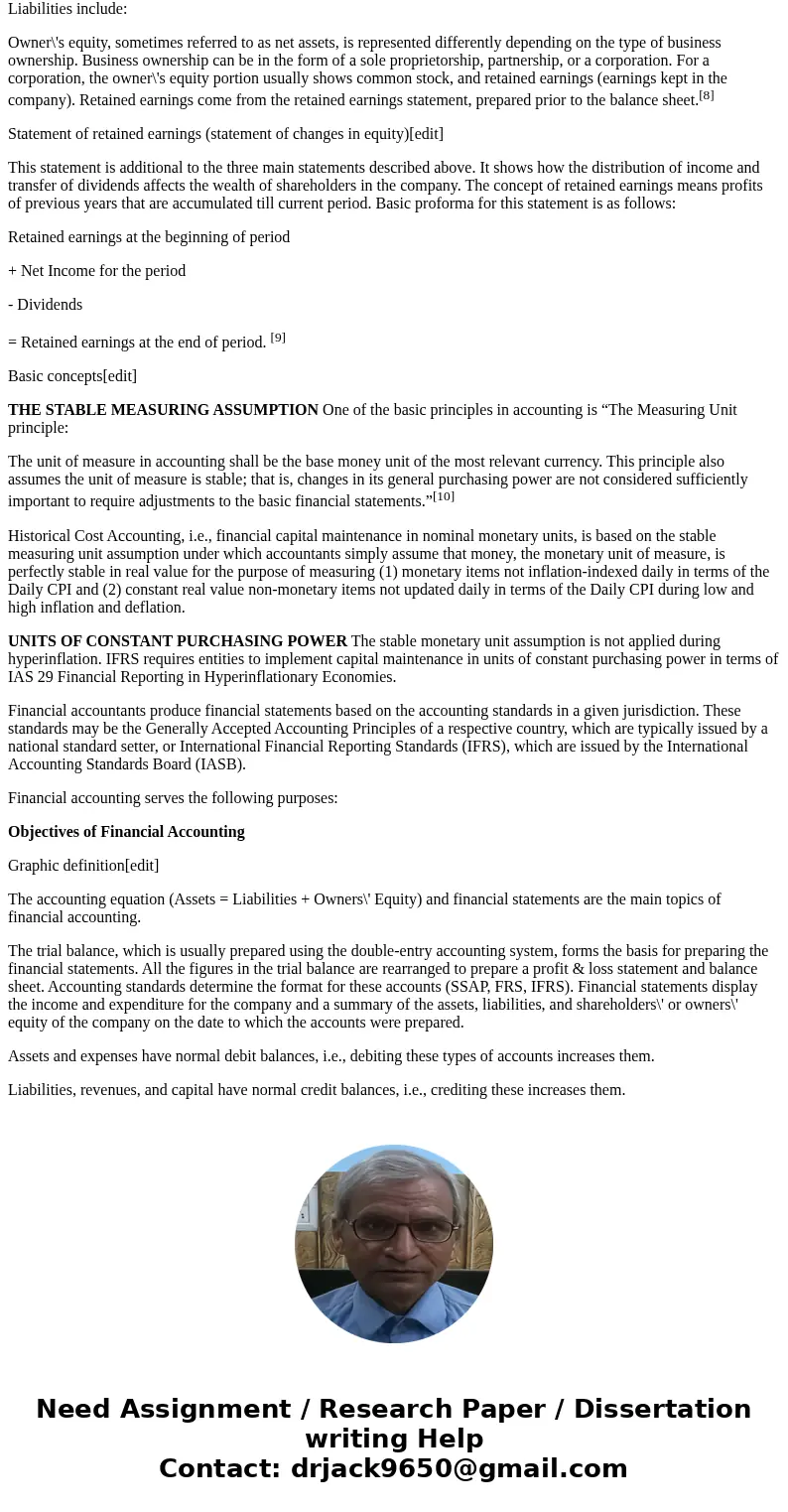 In one (1) page or less, choose 5 financial accounting topics that we’ve covered this semester and relate them to your personal life or the real world (outside 