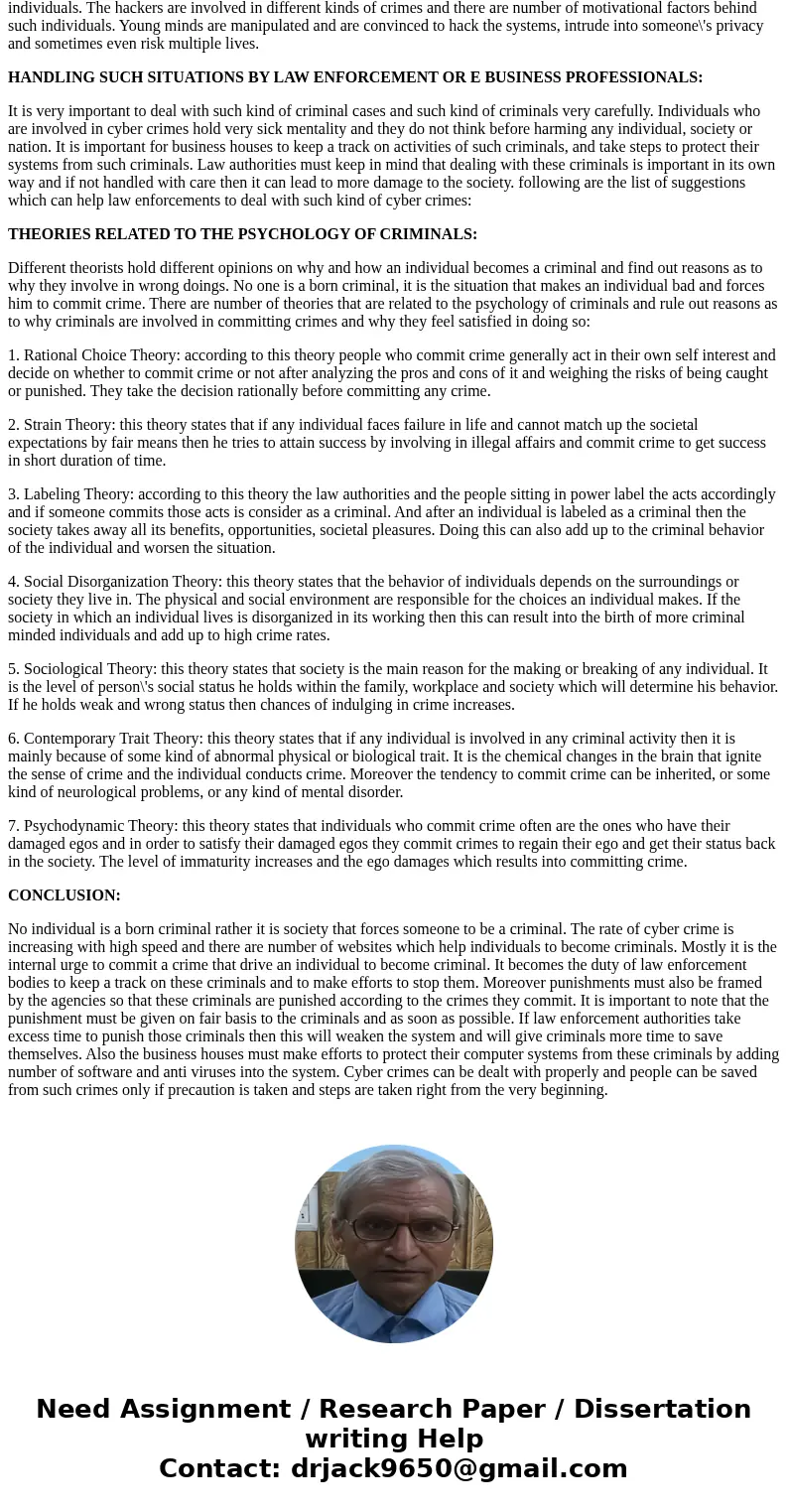 Internet Crime Prevention Share your thoughts about people who have found the Internet to be a useful tool for perpetrating crimes, conducting terrorism, and ev Internet Crime Prevention Share your thoughts about people who have found the Internet to be a useful tool for perpetrating crimes, conducting terrorism, and ev
