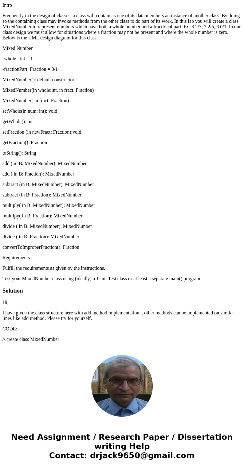 Intro Frequently in the design of classes, a class will contain as one of its data members an instance of another class. By doing so the containing class may in Intro Frequently in the design of classes, a class will contain as one of its data members an instance of another class. By doing so the containing class may in