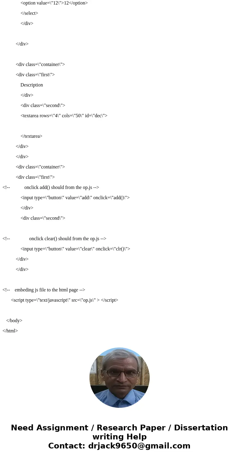 Need 3 separate files (HTML, CSS, and Javascript -DO NOT COMBINE IN ONE FILE) to create the below class catalog maintenance application: What this application s Need 3 separate files (HTML, CSS, and Javascript -DO NOT COMBINE IN ONE FILE) to create the below class catalog maintenance application: What this application s
