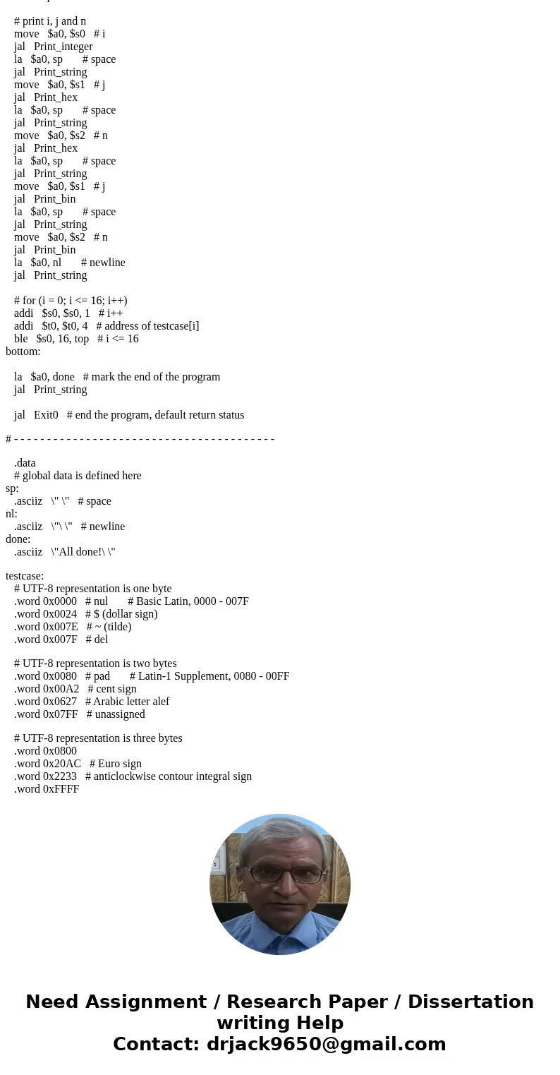 The parts that need to be changed in main are between the comment lines Your part starts here and Your part ends here. # CMPEN 331, Lab 2 # - - - - - - - - - -  The parts that need to be changed in main are between the comment lines Your part starts here and Your part ends here. # CMPEN 331, Lab 2 # - - - - - - - - - -