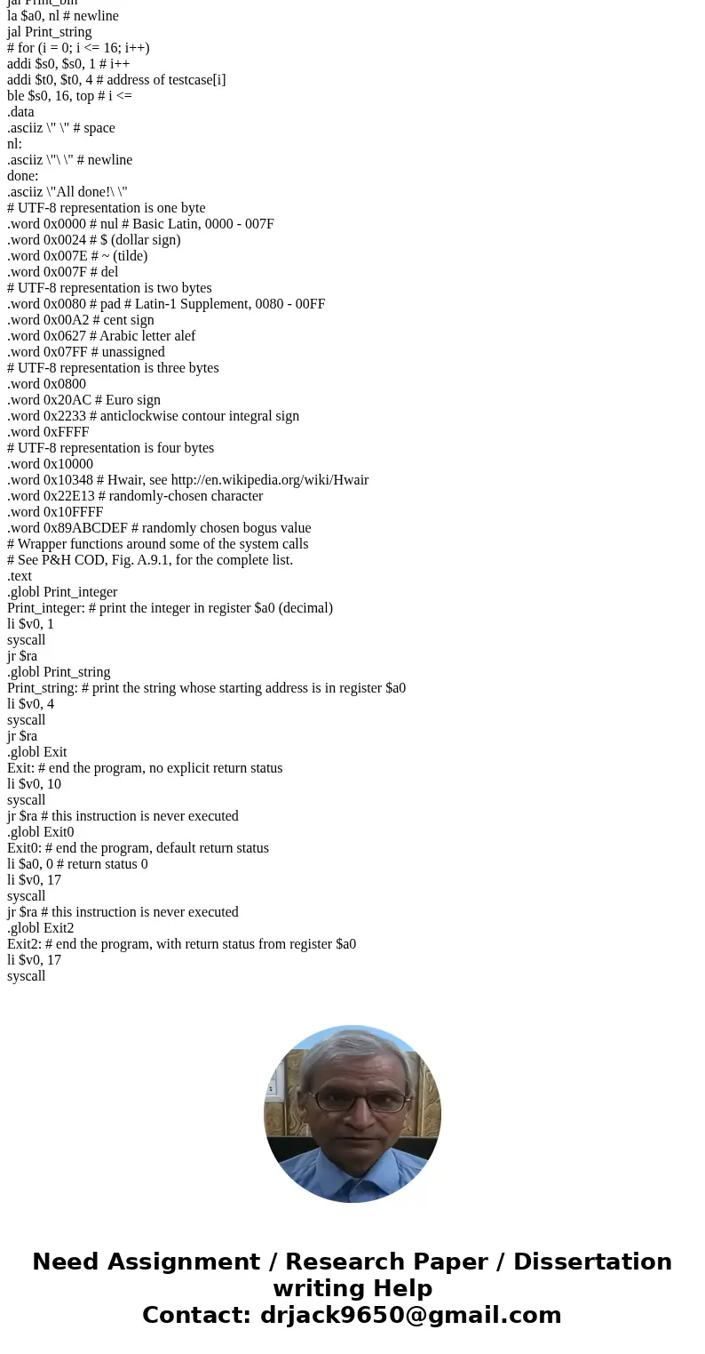 The parts that need to be changed in main are between the comment lines Your part starts here and Your part ends here. # CMPEN 331, Lab 2 # - - - - - - - - - -  The parts that need to be changed in main are between the comment lines Your part starts here and Your part ends here. # CMPEN 331, Lab 2 # - - - - - - - - - -