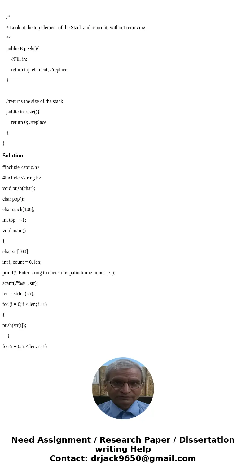 The purpose of this assignment is to familiarize you with stacks and queues. The assignment is split into 2 tasks. The first part of the assignment is to take t The purpose of this assignment is to familiarize you with stacks and queues. The assignment is split into 2 tasks. The first part of the assignment is to take t