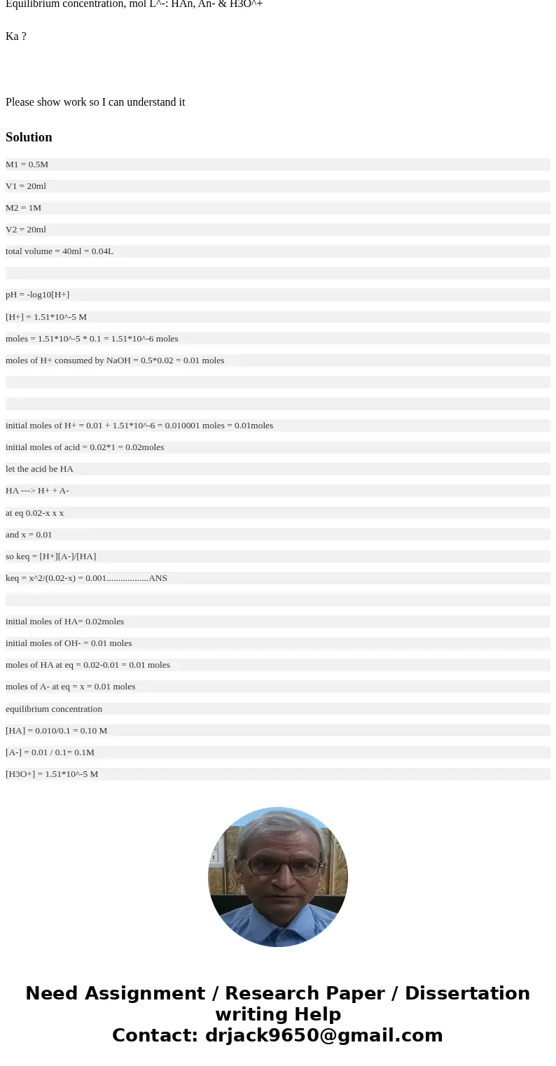 Title: Determining the dissociation of a weak acid using pH Measurements Data: Molarity of unknown acid 1.0 M NaOH solution: 0.500 M Volume of Unknown acid, mL  Title: Determining the dissociation of a weak acid using pH Measurements Data: Molarity of unknown acid 1.0 M NaOH solution: 0.500 M Volume of Unknown acid, mL